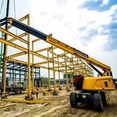 Diiselmootoriga väike teleskoopnoole tõstuk